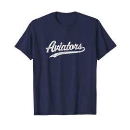 Aviators T Shirt Vintage Sports Name Tee Design T-Shirt