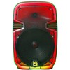 MR DJ PL12FLAME 12" Portable Translucent Bluetooth Speaker