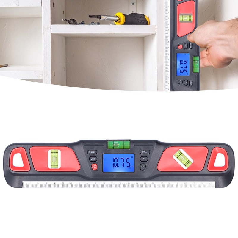 High Accuracy Magnetic Spirit Level Levelling Instrument Mini Digital Protractor