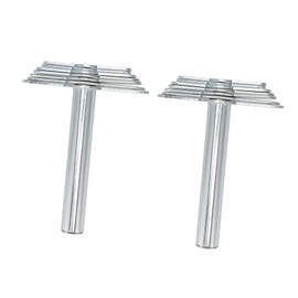 2-Piece Stainless Steel Cork Drill Set, Manual Cork Rubber Stopper Tool, Durable and Easy to Use, for Gas Extraction in School Lab