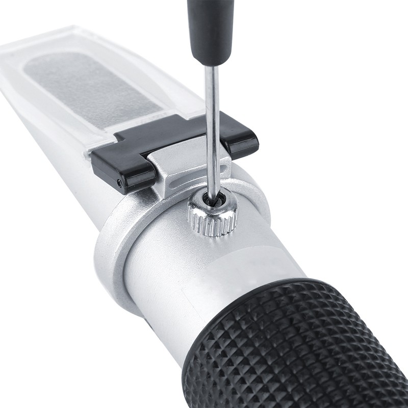 Handheld 0-100% Salinity Refractometer Salinometer Sea Water Salt Concentration Tester