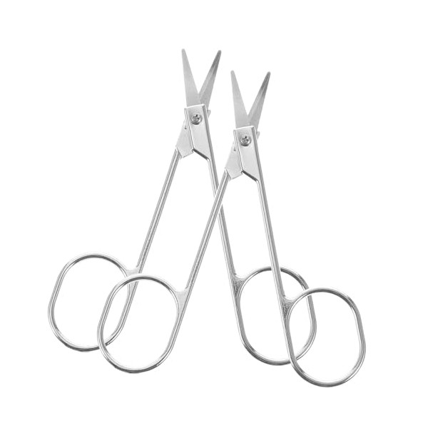 6pcs Stainless Steel Eyebrow Scissors Set for Women Precision Cutting