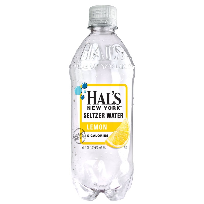 Hal's New York Seltzer Water 8 Flavor Variety Pack, 20
