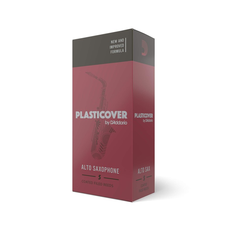 D'Addario | Plasticover | Cañas para Saxofón Alto | Fuerza