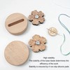 Thread Snip Cutters, Tabletop Blade Saver Thread Cutter Wooden Rotary