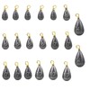 Gad2go 20 Pieces Fishing Weights Set 5 Sizes Small Sea