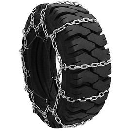 SCC QG0111 Quik Grip Forklift Tire Traction Chain - Set of 2