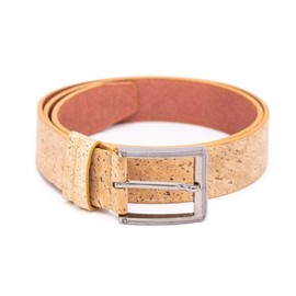 Cork Culture Belt Eco Friendly Sustainable Vegan gift Durable (38), Beige