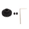 20T 22mm Diameter RC Motor Gear Steel Rust Protection Black