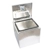 labwork 18 Inch Silver Aluminum Diamond Plate Tool Box Organizer