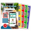 Smart QR Code Labels – 48 Pack | Waterproof, Tearproof