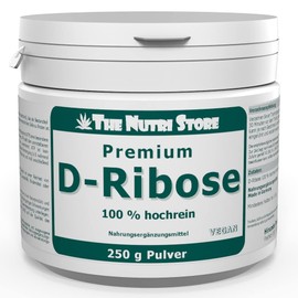 D-Ribose 100% High Purity Powder 250 g - ATP Activator