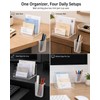 Haohaio Clear Acrylic Mail Organizer & Vertical Envelope Holder