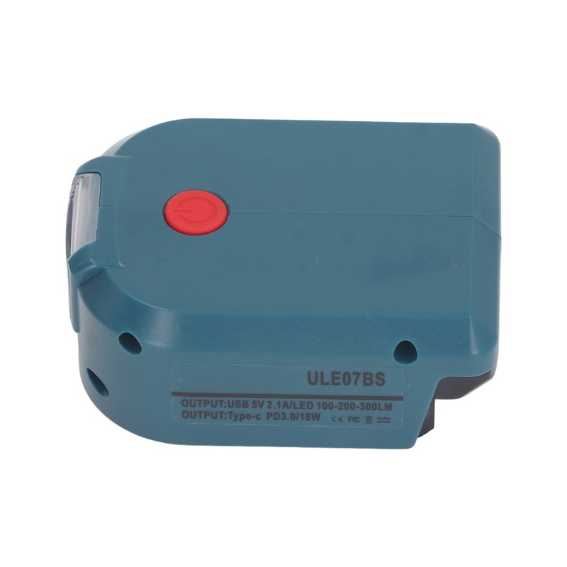 Battery Adapter with 18W PD3.0 Type C and 5V 2.1A