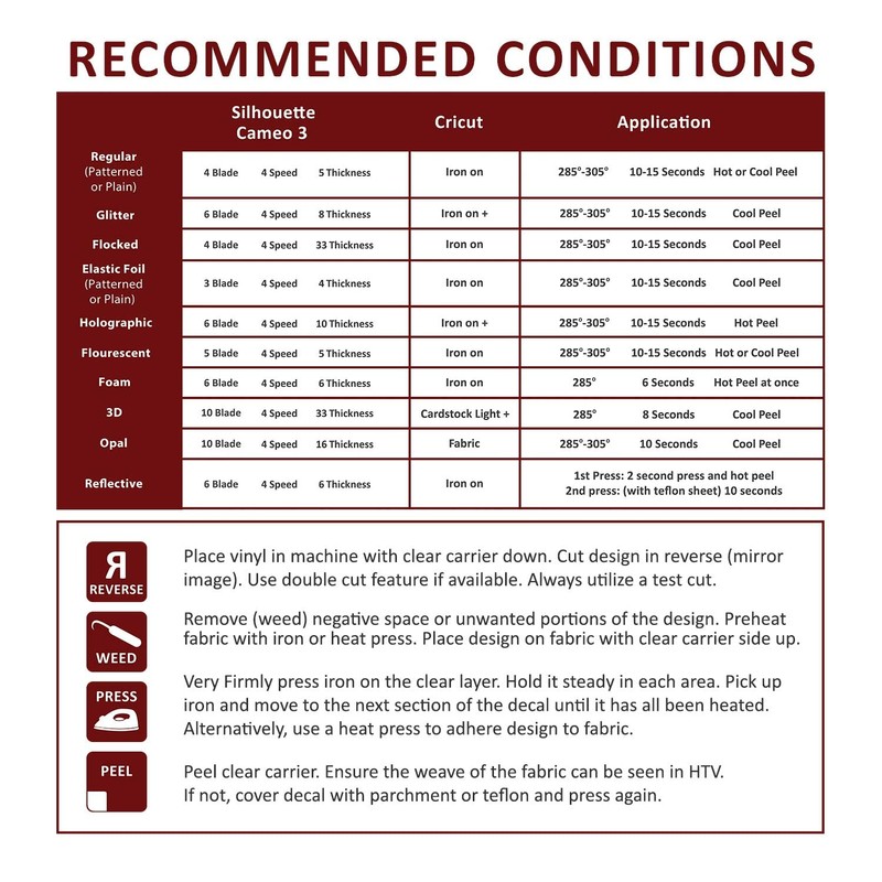 Firefly Craft Regular Deep Pink Heat Transfer Vinyl Bundle for