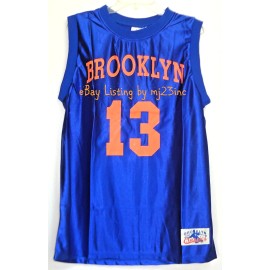 BROOKLYN CYCLONES #13 BASKETBALL JERSEY BLUE ORANGE KNICKS NEW YORK METS DOMINOS