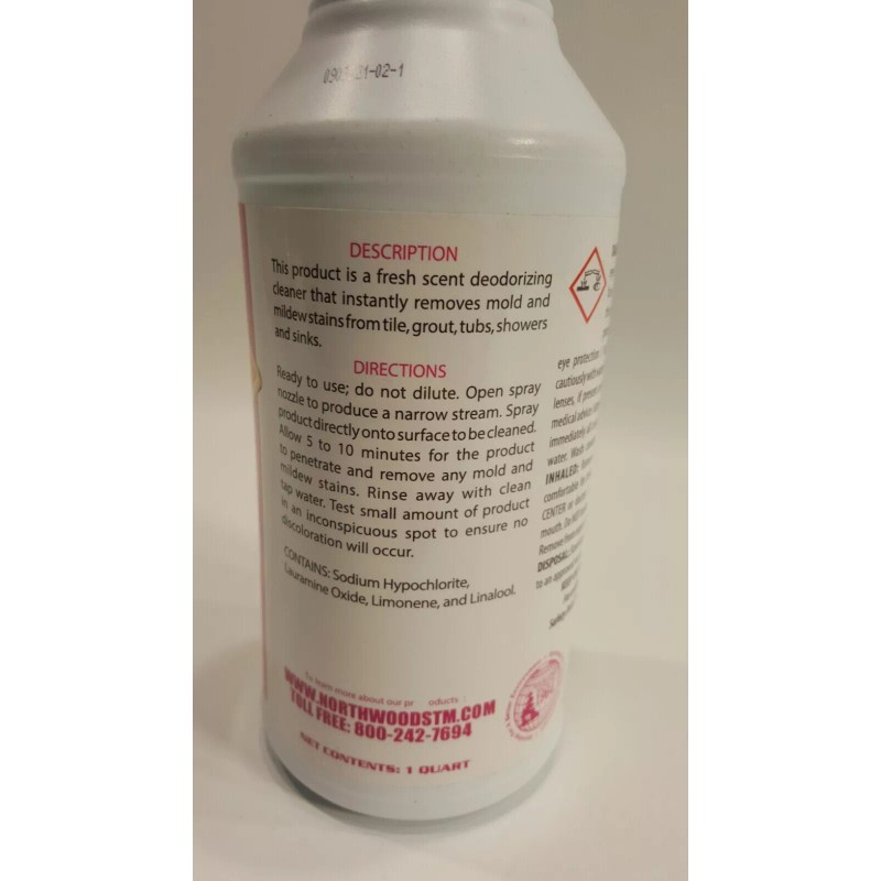 North Woods Skidew Mold & Mildew Stain Remover, 1 Quart