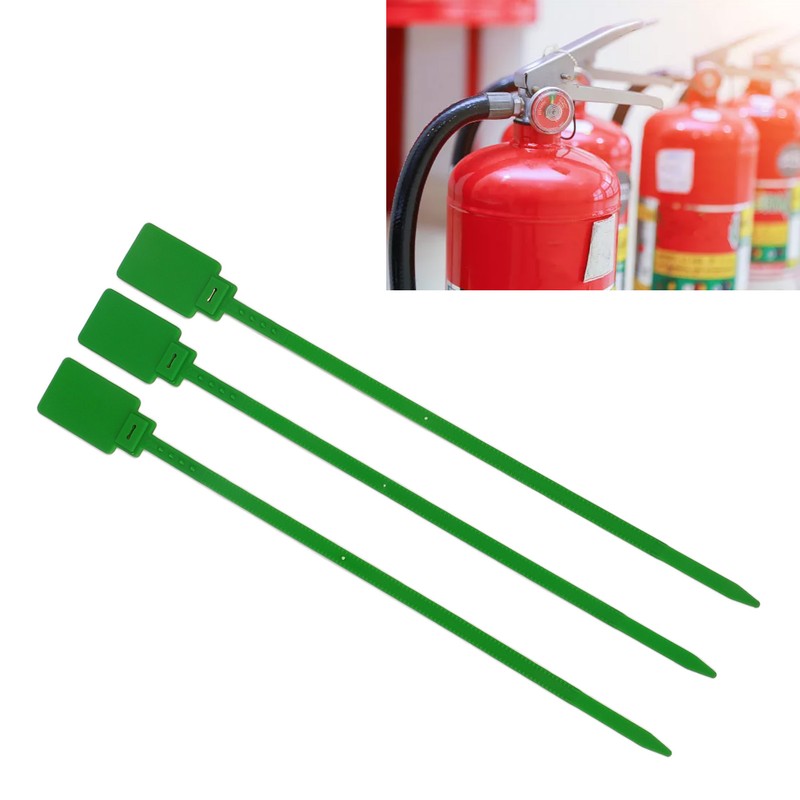 50Pcs RFID Tie Tag Anti Theft 915MHz PP Strong Sealing