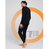 LAPASA Men's 100% Merino Wool Base Layer Set Midweight Thermal