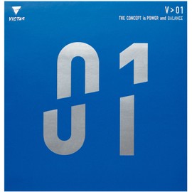 VICTAS V>01 Table Tennis Rubber (Red, MAX)