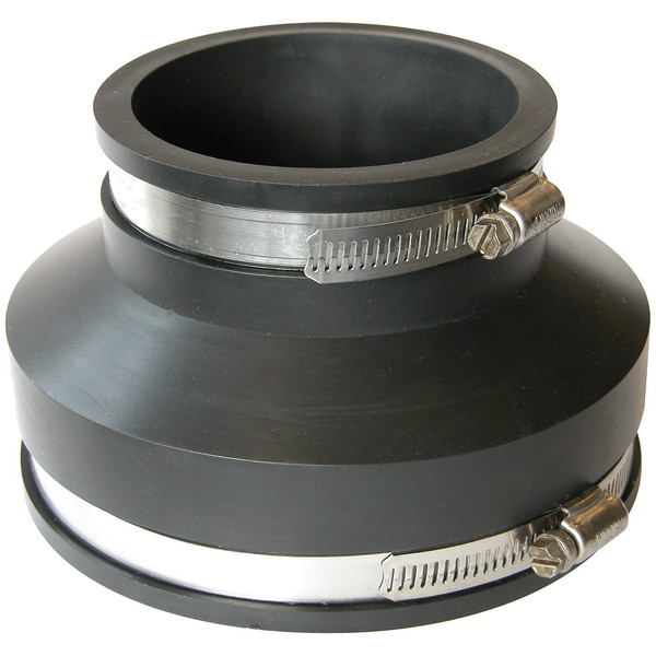 Fernco Inc. P1006-43 4-Inch by 3-Inch Flexible Coupling For Concrete To Cast Iron Or Plastic