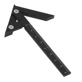 Medidor de Trazado Central, Buscador de Centro de Círculo, Marcador de Círculo de Línea, Buscador de ángulo de 45 90 Grados, Herramienta de Medición de Carpintería de Aleación de