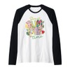 Sweet Summertime Floral Leopard Watermelon Fun Vacation Cute Raglan Baseball