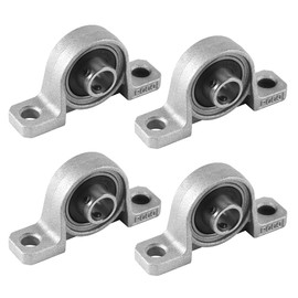 Pack of 4 Housing Bearings, Pillow Block Bearing, 10 mm Inner Diameter, Vertical Pillow Block Bearing, Flange Bearing for 3D Printers, Printing Machines, Axle Shaft Machine (KP000)