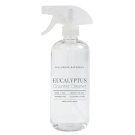 Hillhouse Naturals Eucalyptus 16oz Counter Cleaner. With scents of spearmint, eucalyptus, rosemary and our special floral blend. Made in the USA