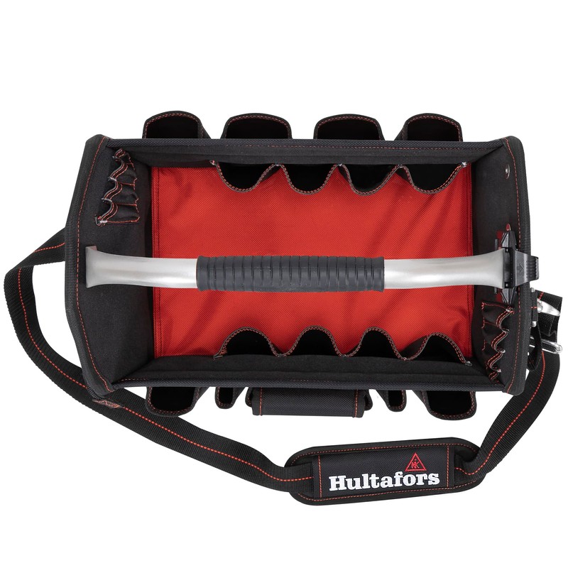 Hultafors Work Gear HT5587 Open-Top Tool Carrier, 32 Pockets, Heavy