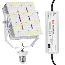 NUOGUAN 480V 240W LED Parking Lot Retrofit Kit 33600LM, 1000W MH/HID Replacement-ETL DLC E39 Base 5000K Shoebox LED Retrofit Lights for Outdoor Street Area Tennis Court Canopy Flood Enclosed Fixture