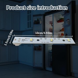 BLUE ELF 2X WR55X26671 Household Refrigerators LED Light Board for GE GSS23G MKKCES GSS23G MKMCES GSS23GSKJCSS GSS23GSKKCSS GSS23GSKMCSS