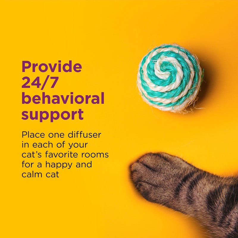 Comfort Zone 1 Pack Cat Calming Diffuser Refills; 30-Day Refills;