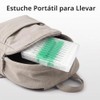 300 cepillos interdentales de doble uso, silicona suave, púas dentales