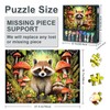 Jigsaw Puzzles 1000 Pieces for Adults, Cute Raccoon Puzzles Rompecabezas