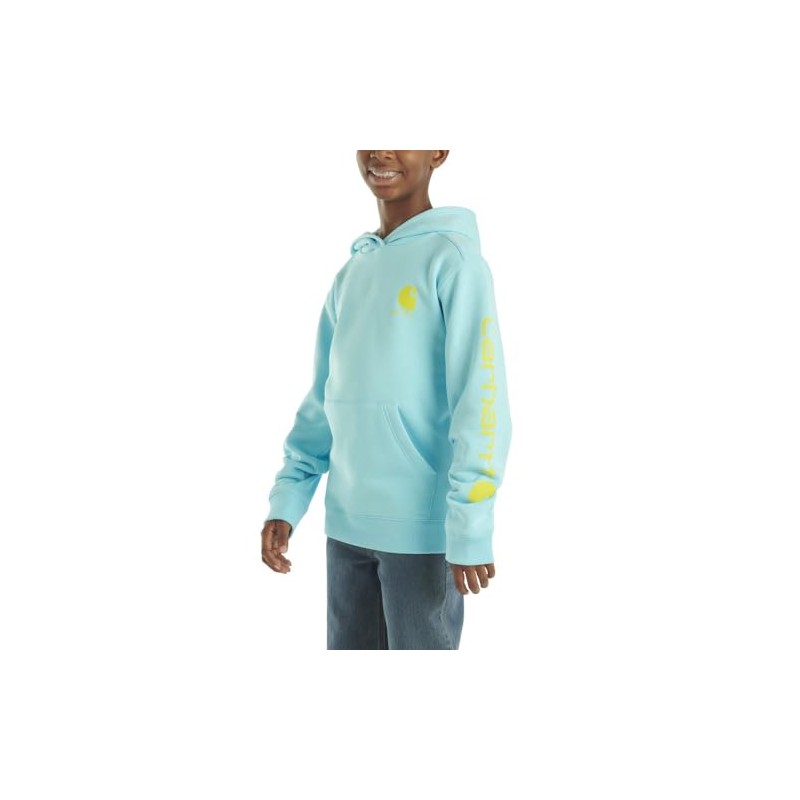 Carhartt Kid's CA6549 Long-Sleeve Graphic Sweatshirt - Boys - 4