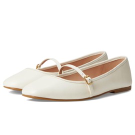 Cole Haan Women's Yelena Mary Jane Ballet Flat, Ivory Leather, 11
