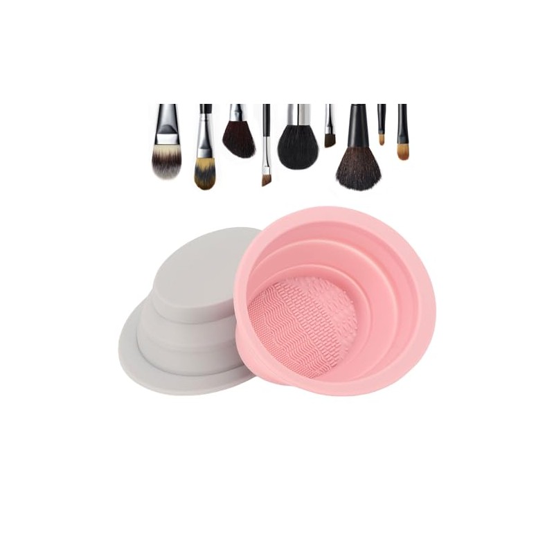Limpiador de Brochas de Maquillaje ZJchao, Limpieza Eficaz Adecuada, Silicona,