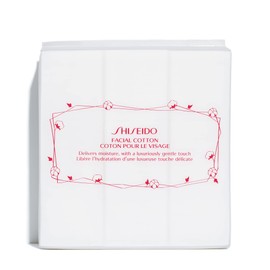 Shiseido 100% Natural Facial Cotton for Skincare, 1 Pack of 165 Sheets