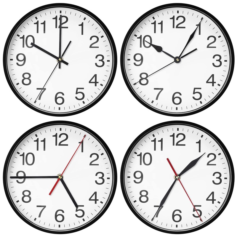 10 Styles Clock Hands, Clock Hands Kits Made of Aluminum,