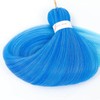WacanDan Ombre Blue Braiding Hair Pre stretched 26 Inch 3