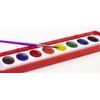 RoseArt 8-Color Washable Watercolors with 1 Paintbrush, Packaging May Vary