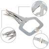 munirater 10-Pack Lock Pliers 11 Inch C-Clamp Lock Pliers with