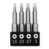 OHIY Triangle Drive Screwdriver Insert Bit Set in 4 Different
