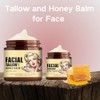 Bálsamo Batido Sebo Res Miel Cuidado Piel Crema Hidratante Facial