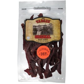 MV Vargas California Dry Beef Jerky - Original Flavor - Extra Dry Style Jerky - 7 oz