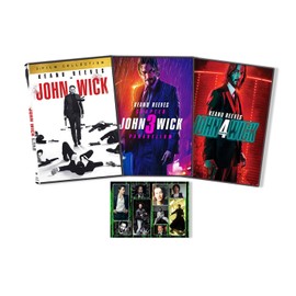 John Wick Complete Film Series: John Wick 1-2 / John Wick 3 / John Wick 4 / + Including Bonus Art Card