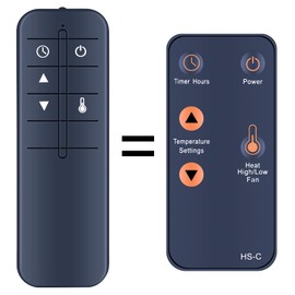 WDZP New Remote Control Replacement fit for Heat Surge Space Heater WP18D