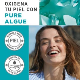 Yves Rocher MAXI Set Oxigenante PURE ALGUE Gel Limpiador Ultrar Frescor (390 ml)  Agua Micelar Desmaquillante 2 en 1 (400 ml)                         