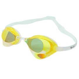 Tyron Performance Speed Goggle (Yellow Mirrored), Swimming Goggles | Training and Competition | Anti Fog Coating | UV Protection